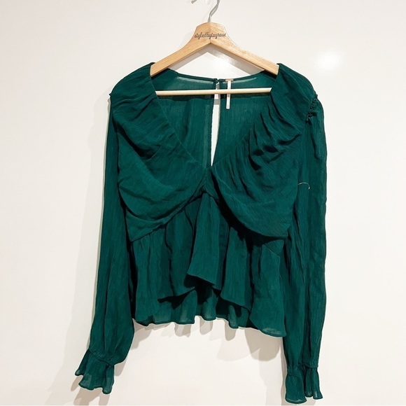 Free People Daia Top Garden Gem NWOT - Picture 7 of 14